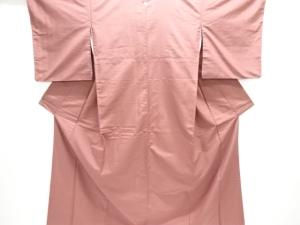 一つ紋手織り紬着物